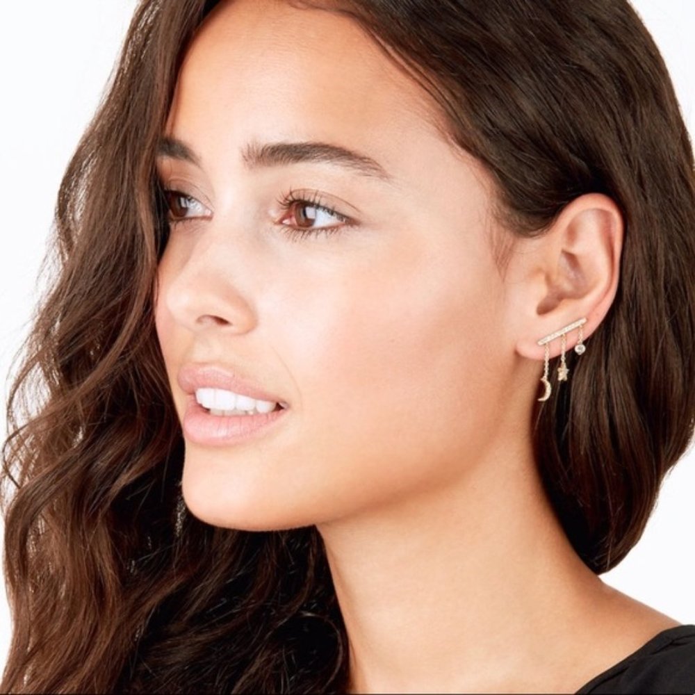 Stella & Dot Celestial Ear Climber Gold